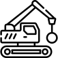 Grue de démolition